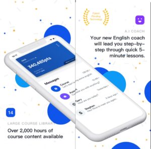 Learn English via dialogue and interaction with artificial intelligence using the EF Hello app