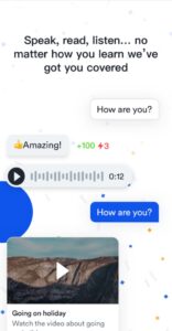 Learn English via dialogue and interaction with artificial intelligence using the EF Hello app