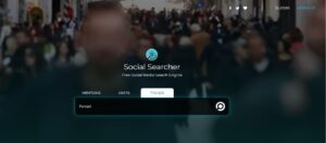 Monitoring and observing the virtual space with Social Searcher